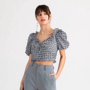 petite studios x alyssa coscarelli fuji top